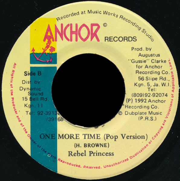Rebel Princess - One More Time | Anchor Records (none) - 2
