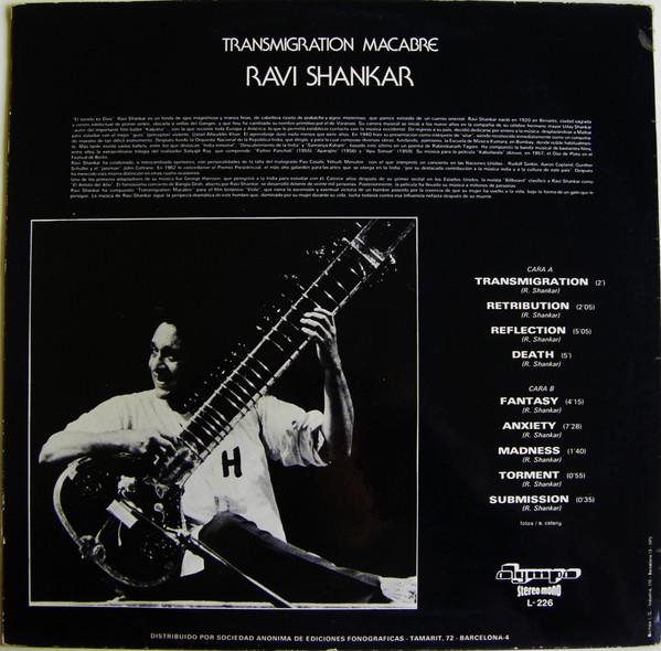 Ravi Shankar - Transmigration Macabre | Olympo (L-226) - 2