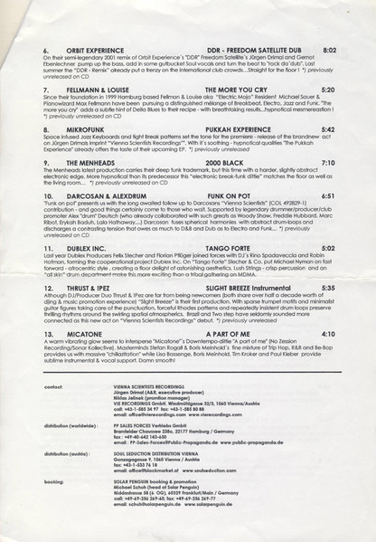 Various - A Family Affair | Vienna Scientists Recordings (VIE 009 CD) - 4