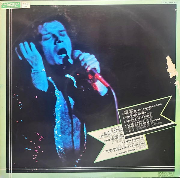 Gary Glitter - Touch Me | Bell Records (23 08 062) - 2