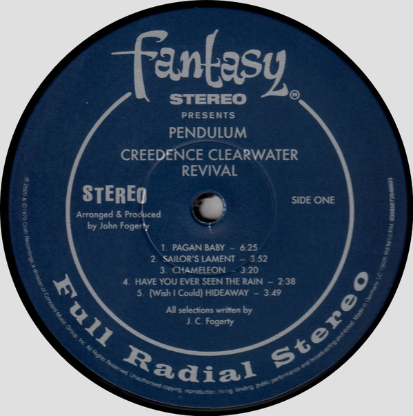 Creedence Clearwater Revival - Pendulum | Craft Recordings (CR00129) - 3