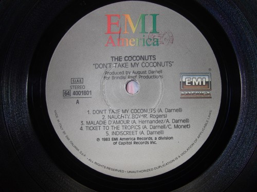The Coconuts - Don't Take My Coconuts | EMI ITALIANA S.p.A. (64 4001801) - main