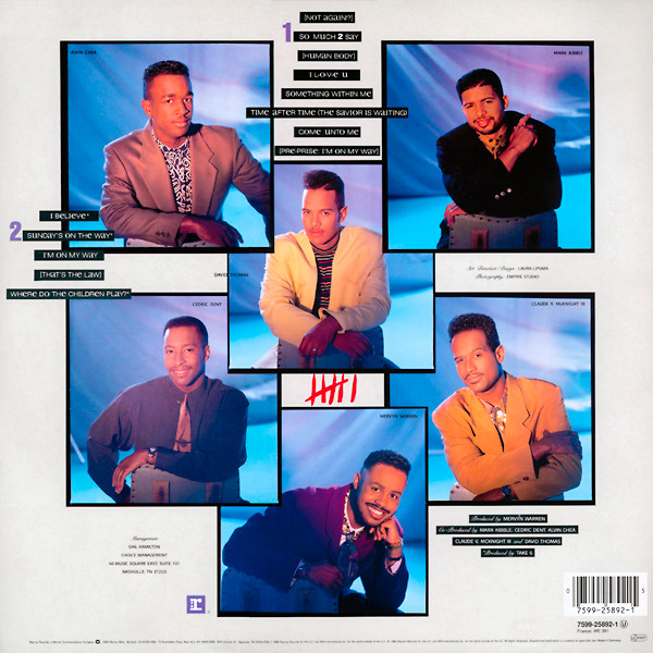 Take 6 - So Much 2 Say | Reprise Records (7599-25892-1) - 2