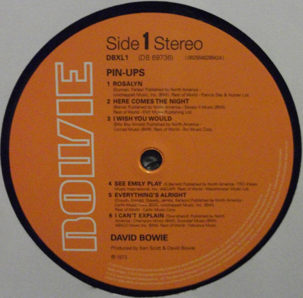 David Bowie - Pinups | Parlophone (0825646289424)