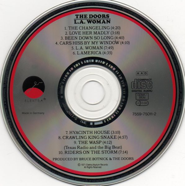 The Doors - L.A. Woman | Elektra (7559-75011-2) - 3