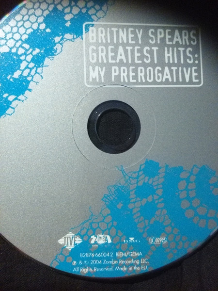 Britney Spears - Greatest Hits: My Prerogative | Jive (82876 66004 2) - 2
