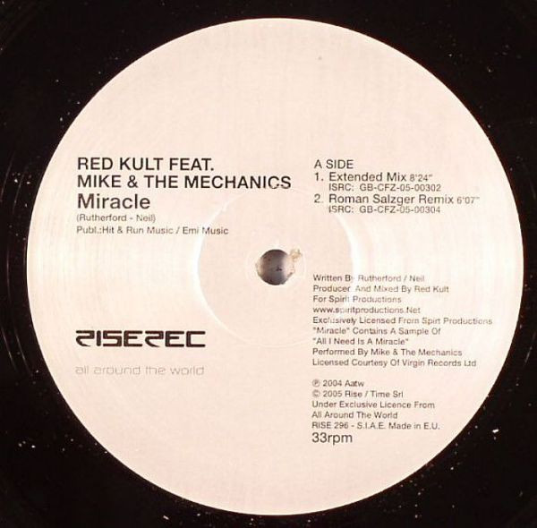 Red Kult Feat. Mike & The Mechanics - Miracle | Rise (RISE 296)