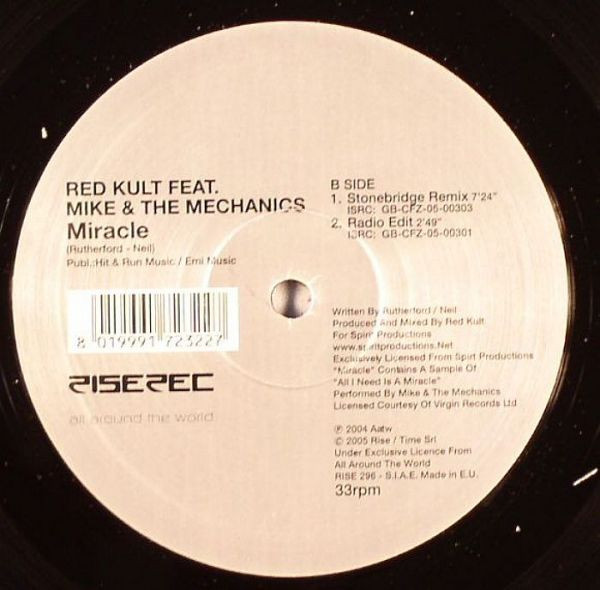 Red Kult Feat. Mike & The Mechanics - Miracle | Rise (RISE 296) - 2