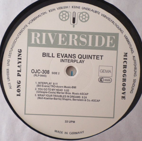 Bill Evans - Interplay | Original Jazz Classics (OJC-308) - 4