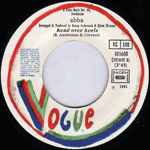 ABBA - Head Over Heels / The Visitors | Vogue (101608) - 3