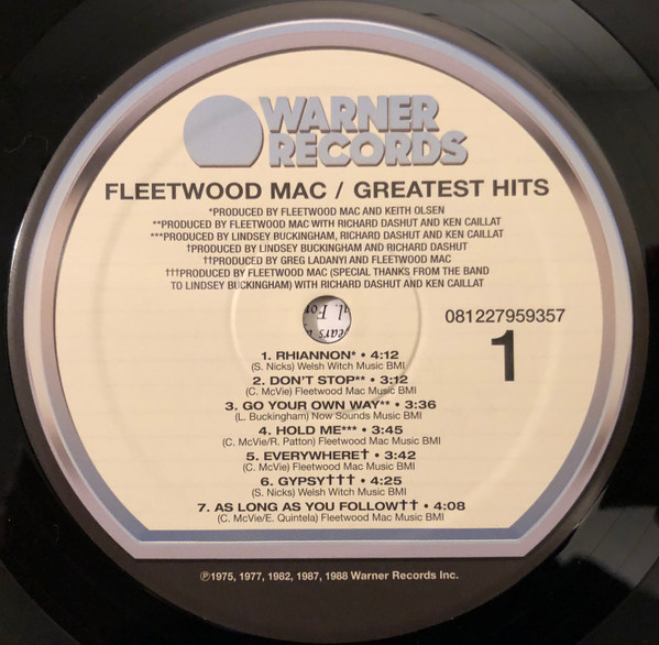 Fleetwood Mac - Greatest Hits | Warner Records (081227959357) - 2