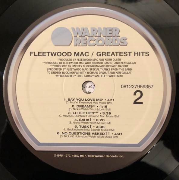 Fleetwood Mac - Greatest Hits LP | Warner Records (081227959357) - 4 Fleetwood Mac - Greatest Hits LP | Warner Records (081227959357) - 4
