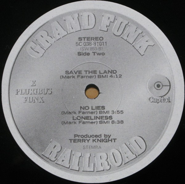 Grand Funk Railroad - E Pluribus Funk | Capitol Records (5C 038-81011) - 4