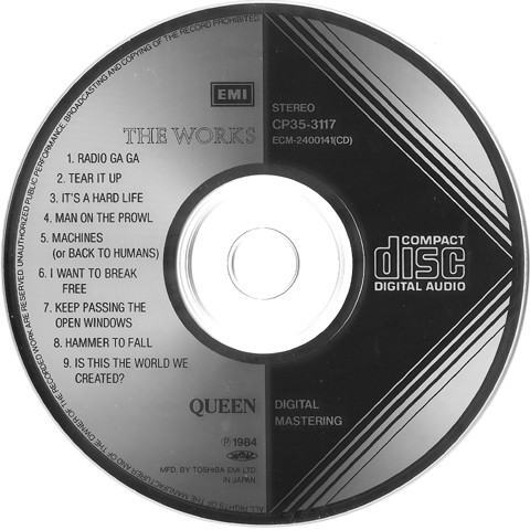 Queen - The Works CD | EMI (CP35-3117) - 4