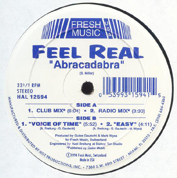 Feel Real - Abracadabra | Fresh Music USA (HAL 12594)