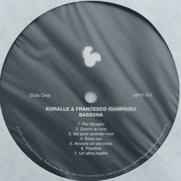 Koralle & Francesco Giampaoli - Bassona | Melting Pot Music (MPM 343) - 2 Koralle & Francesco Giampaoli - Bassona | Melting Pot Music (MPM 343) - 2