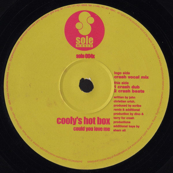 Cooly's Hot Box - Could You Love Me (Crash Remixes) | Sole Music (sole 004x)