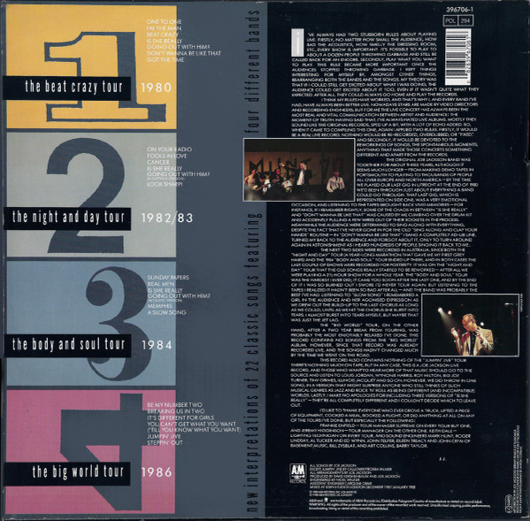 Joe Jackson - Live 1980 / 86 | A&M Records (396706-1) - 2