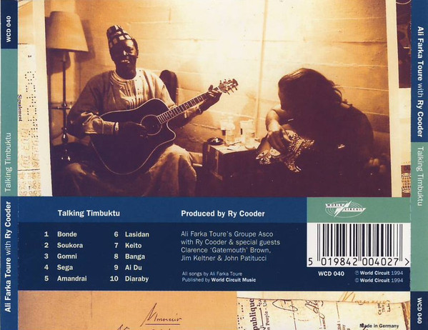 Ali Farka Touré With Ry Cooder - Talking Timbuktu | World Circuit (WCD 040) - 3 Ali Farka Touré With Ry Cooder - Talking Timbuktu | World Circuit (WCD 040) - 3
