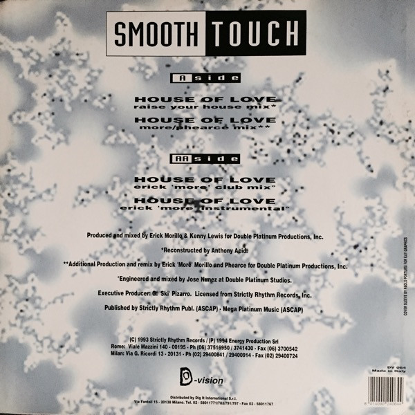 Smooth Touch Feat. Althea McQueen - House Of Love / Come And Take A Trip | D:vision Records (DV 064) - 2 Smooth Touch Feat. Althea McQueen - House Of Love / Come And Take A Trip | D:vision Records (DV 064) - 2