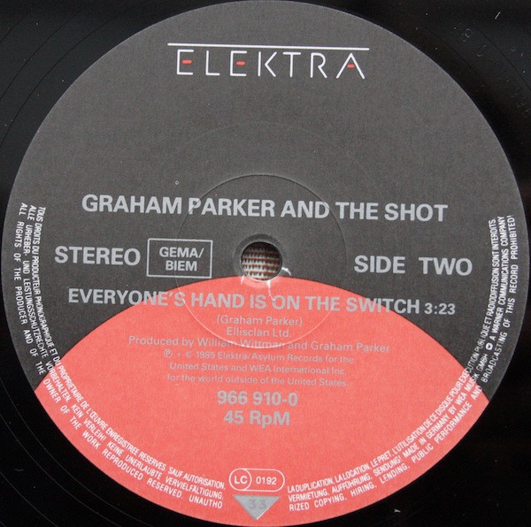 Graham Parker And The Shot - Break Them Down | Elektra (966 910-0) - 3 Graham Parker And The Shot - Break Them Down | Elektra (966 910-0) - 3