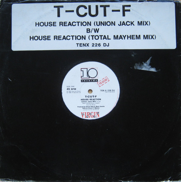 T-CUT-F - House Reaction (Union Jack Mix) | 10 Records (TEN X 226 DJ) - main