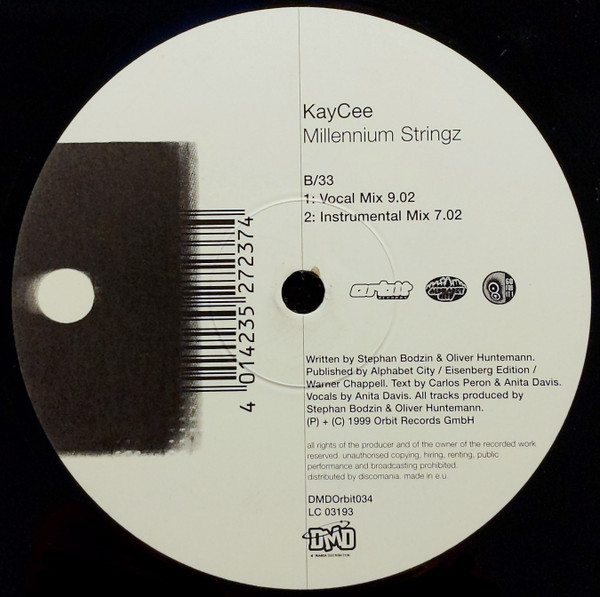 KayCee - Millennium Stringz | Orbit Records (DMDOrbit034) - 2