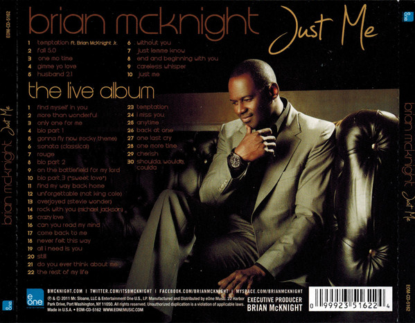 Brian McKnight - Just Me | eOne (EOM-CD-5162) - 2