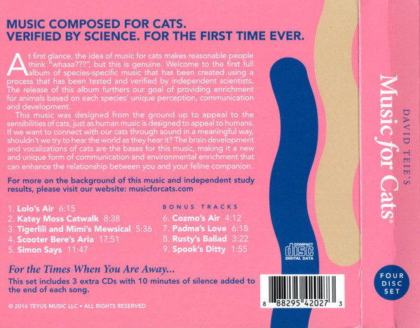 David Teie - David Teie's Music For Cats | Teyus Music LLC (none) - 2