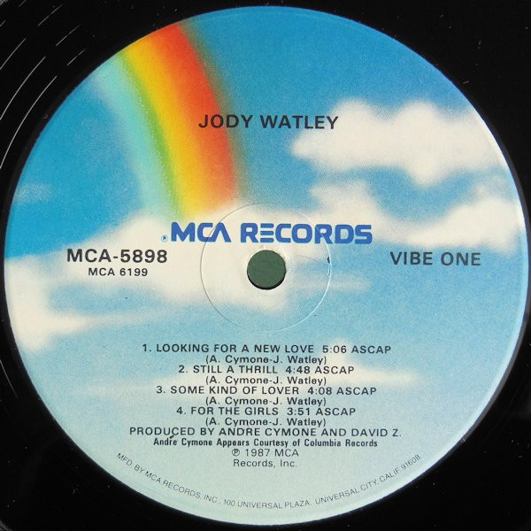 Jody Watley - Jody Watley | MCA Records (MCA-5898) - 2