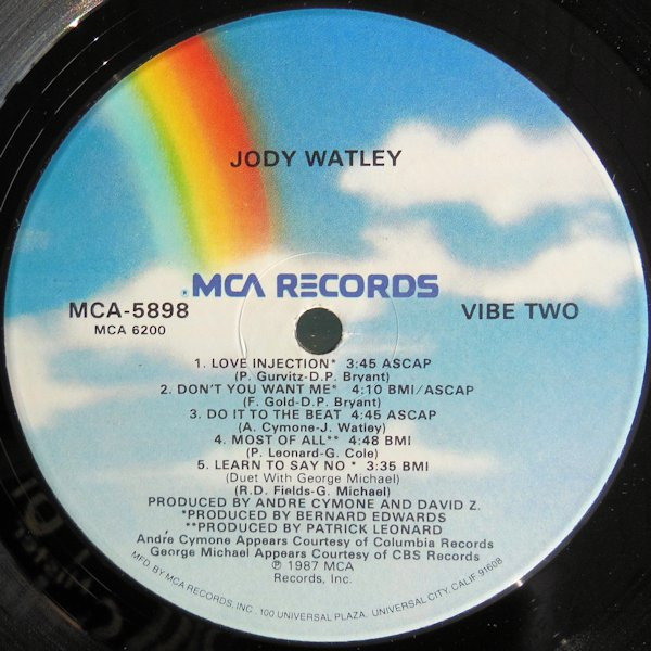 Jody Watley - Jody Watley | MCA Records (MCA-5898) - 4