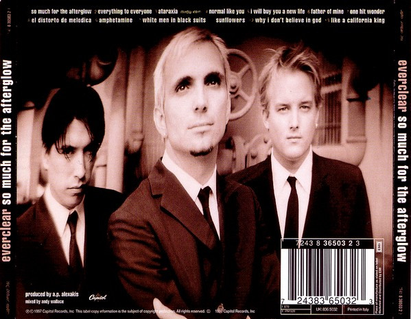 Everclear - So Much For The Afterglow | Capitol Records (7243 8 36503 2 3) - 2
