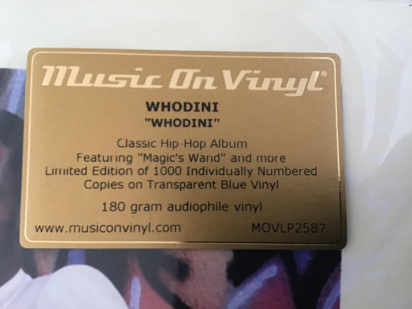 Whodini - Whodini | Music on Vinyl (MOVLP2587) - 3 Whodini - Whodini | Music on Vinyl (MOVLP2587) - 3