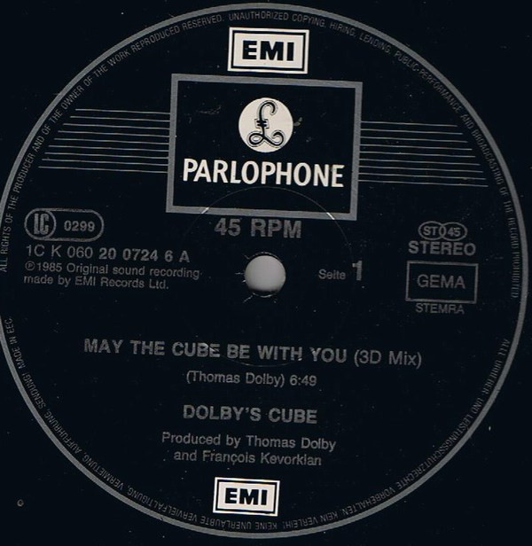 Dolby's Cube - May The Cube Be With You | EMI Electrola (1C K 060 20 0724 6)