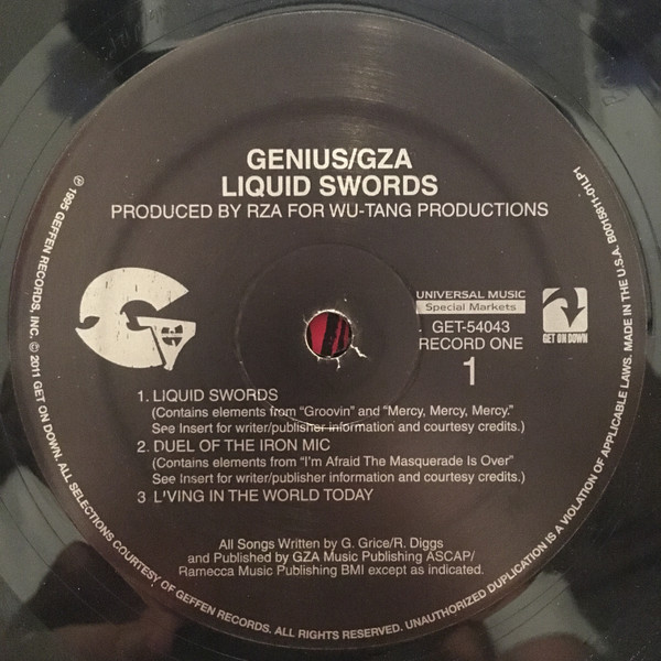 The Genius / GZA - Liquid Swords | Universal Music Special Markets (B0015811-01) - 3 The Genius / GZA - Liquid Swords | Universal Music Special Markets (B0015811-01) - 3