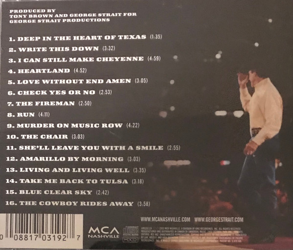 George Strait - For The Last Time (Live From The Astrodome) | MCA Nashville (0881703192) - 3