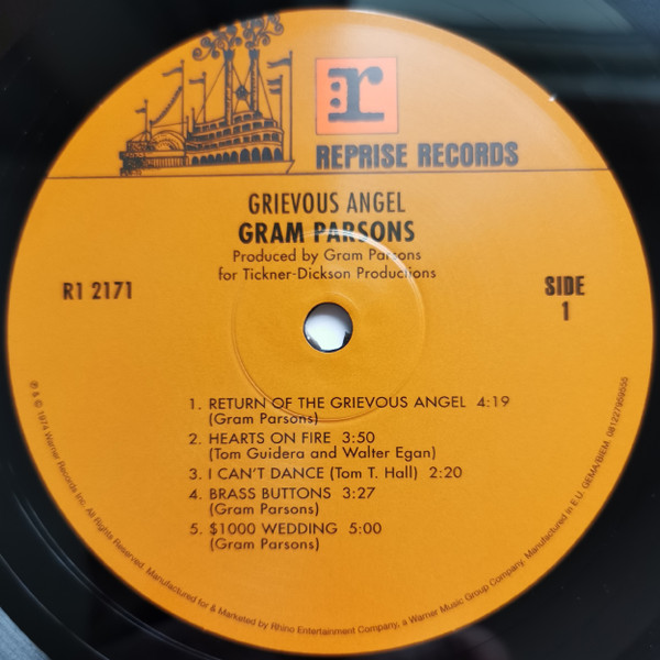 Gram Parsons - Grievous Angel | Reprise Records (8122795955) - 3 Gram Parsons - Grievous Angel | Reprise Records (8122795955) - 3