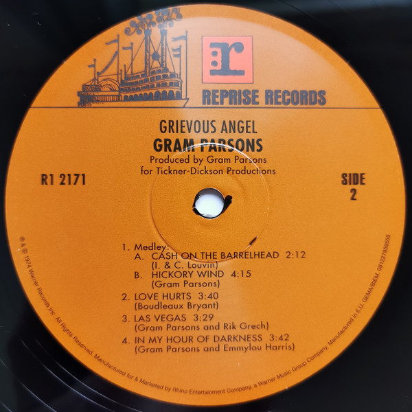 Gram Parsons - Grievous Angel | Reprise Records (8122795955) - 4 Gram Parsons - Grievous Angel | Reprise Records (8122795955) - 4