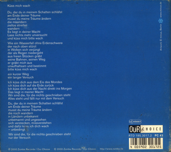Blixa Bargeld / Tim Isfort Orchester - Recycled (Original Motion Picture Soundtrack) | Our Choice (RTD 195.3017.2) - 2