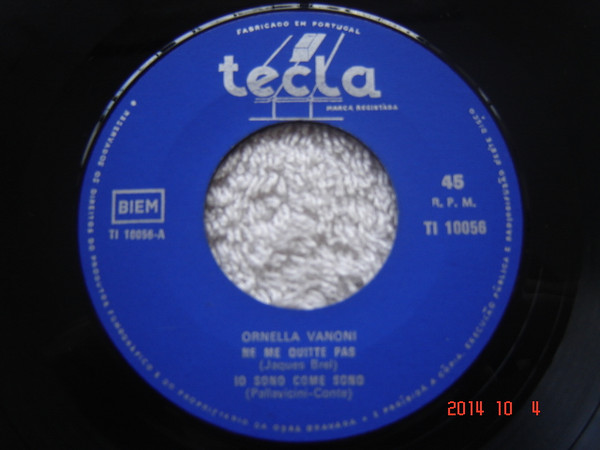 Ornella Vanoni - Ne Me Quitte Pas | Tecla (TI 10056) - 3
