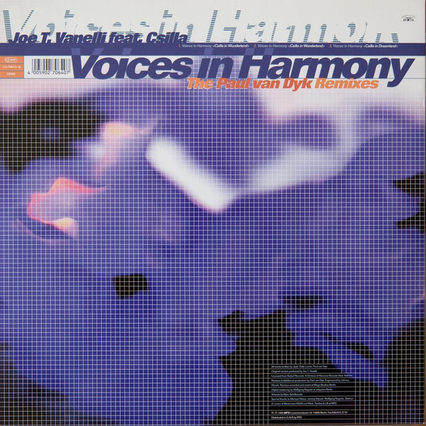 Joe T. Vannelli Feat. Csilla - Voices In Harmony (The Paul Van Dyk Remixes) | MFS (MFS 7064-0) - 2