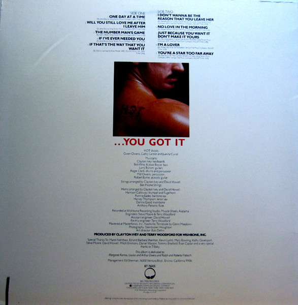 Hot - If That's The Way You Want It...You Got It | Big Tree Records (BT 76005) - 2