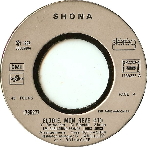 Shona - Elodie, Mon Rêve | Columbia (1735277) - 3