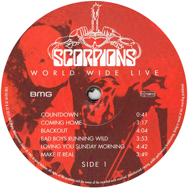 Scorpions - World Wide Live | BMG (538150191) - 3