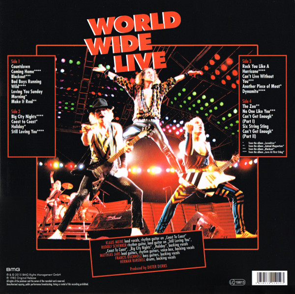 Scorpions - World Wide Live | BMG (538150191) - 2
