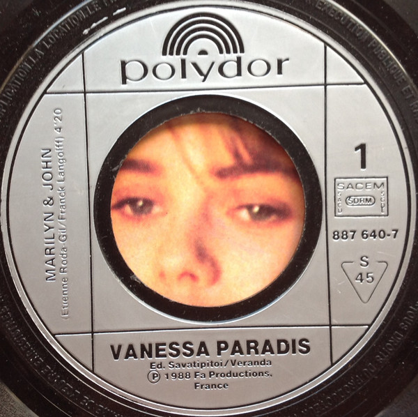 Vanessa Paradis - Marilyn & John | Polydor (887 640-7) - 3