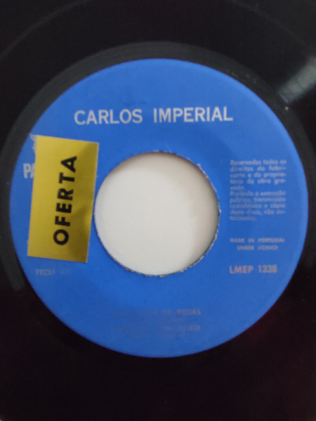Carlos Imperial - A Outra Praça | Parlophone (LMEP 1338) - 4