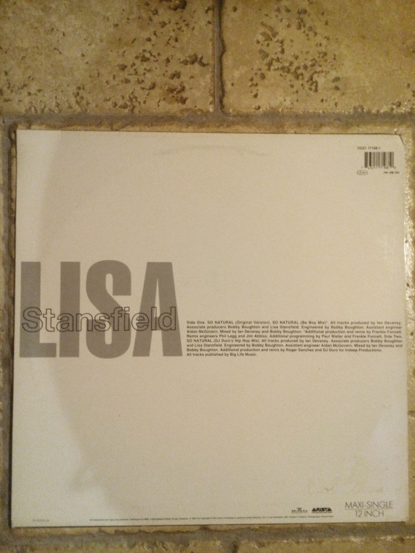 Lisa Stansfield - So Natural | Arista (74321 17198 1) - 2 Lisa Stansfield - So Natural | Arista (74321 17198 1) - 2