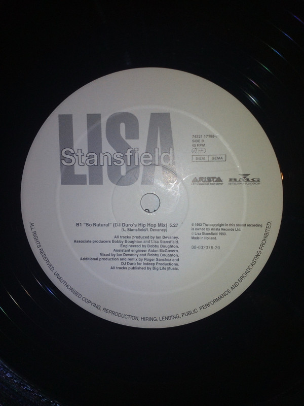 Lisa Stansfield - So Natural | Arista (74321 17198 1) - 4 Lisa Stansfield - So Natural | Arista (74321 17198 1) - 4