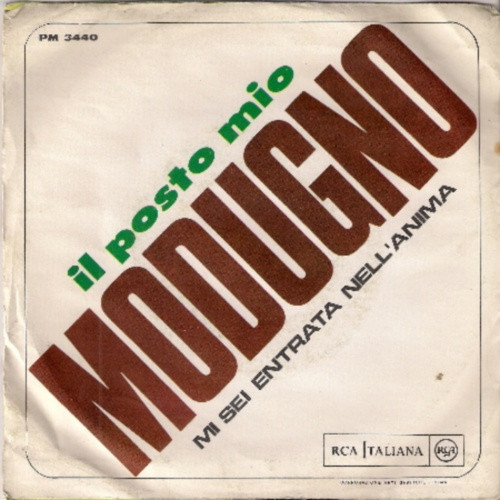 Domenico Modugno - Il Posto Mio | RCA Italiana (PM 3440) - 2